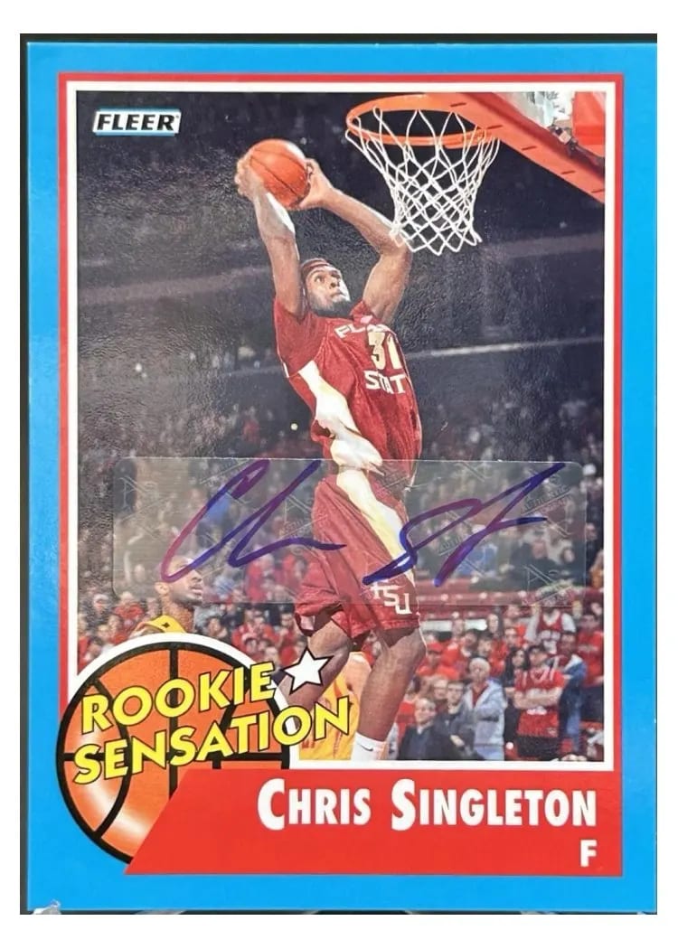 2011 Fleer Retro Chris Singleton #61 card