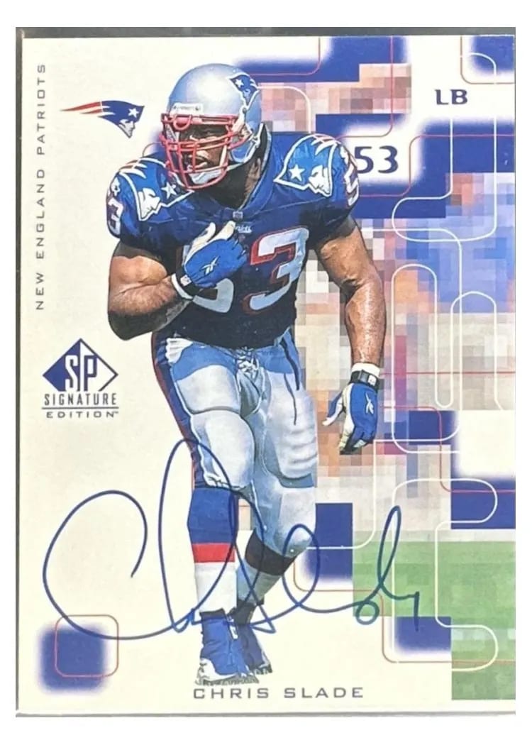 1999 SP Signature Autograph Chris Slade #CS card