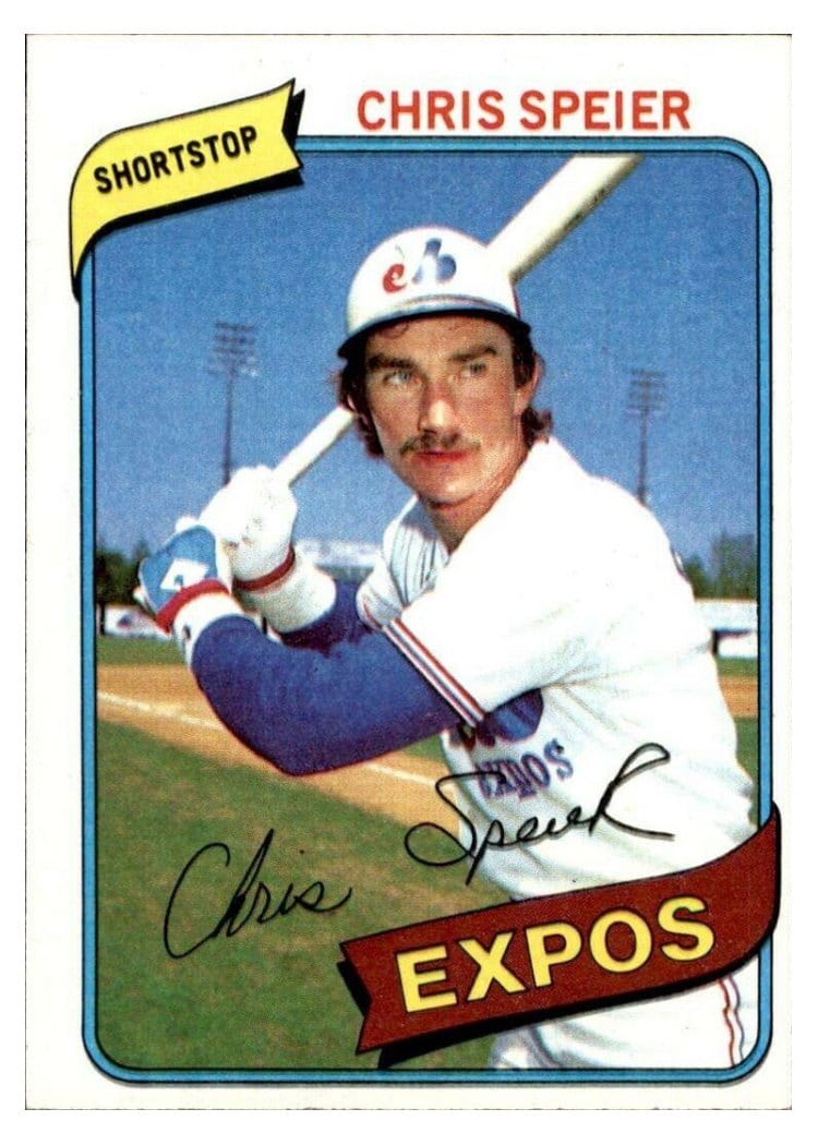 1980 Topps Chris Speier #319 card