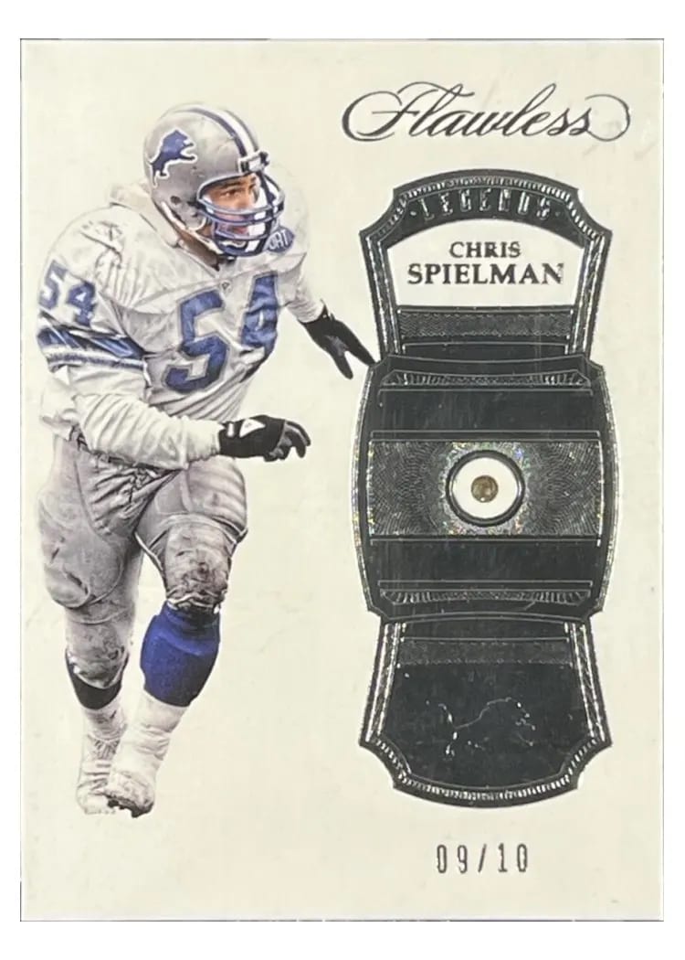 2017 Panini Flawless Chris Spielman #128 card