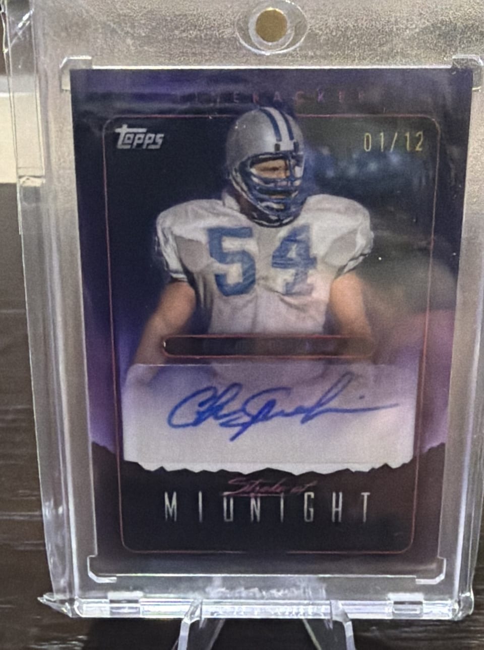 2024 Topps Midnight Stroke of Midnight Autographs Chris Spielman #SMA-CS