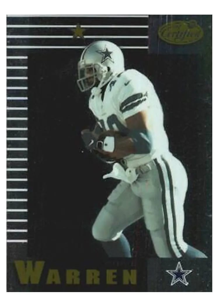 1999 Leaf Certified Chris Warren #28 card