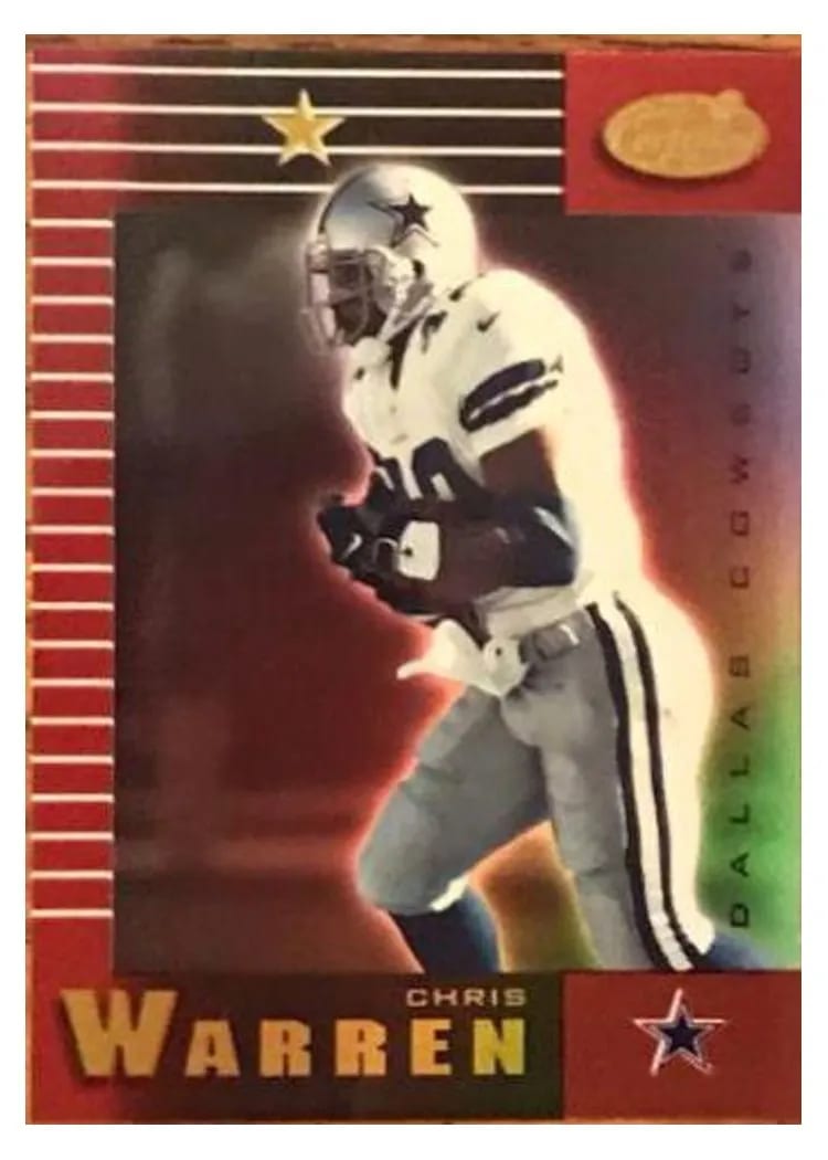 1999 Leaf Certified Chris Warren #28 card