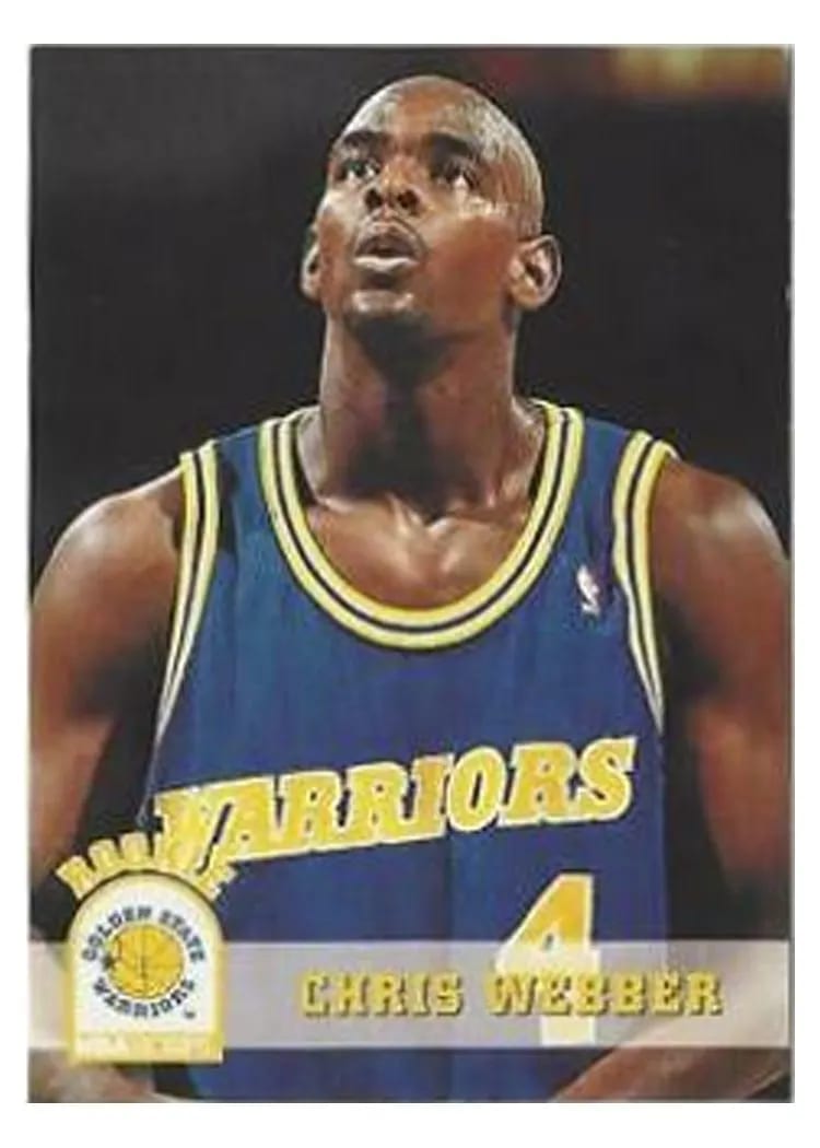 1993 Hoops Chris Webber #341 card