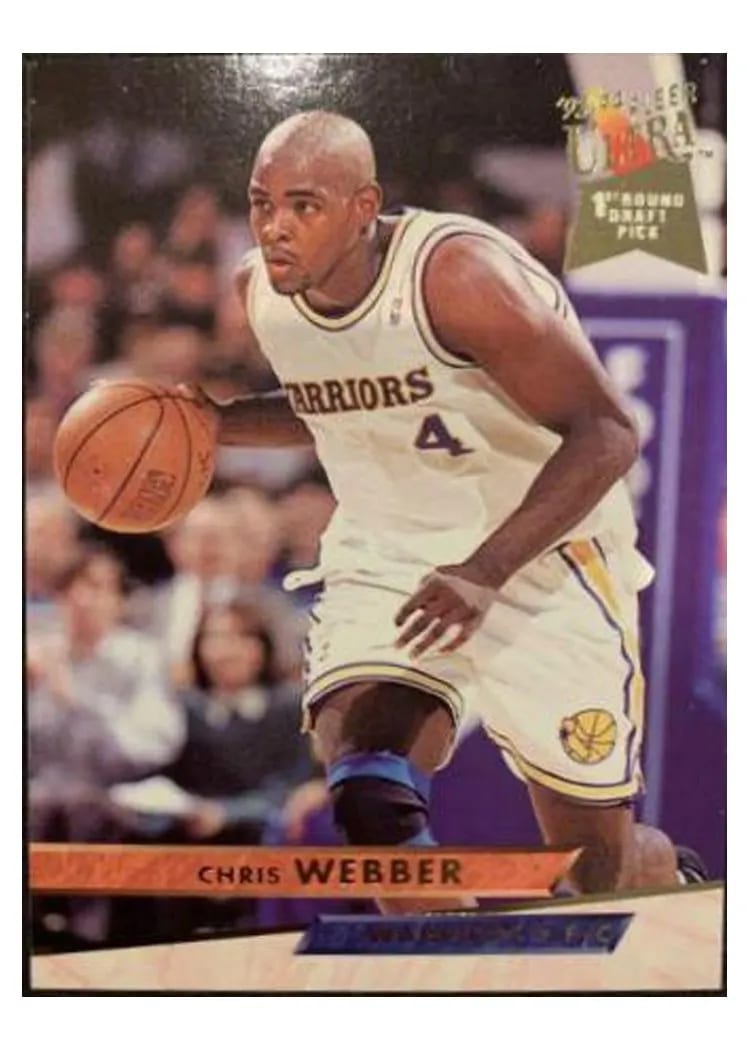 1993 Ultra Chris Webber #252 card