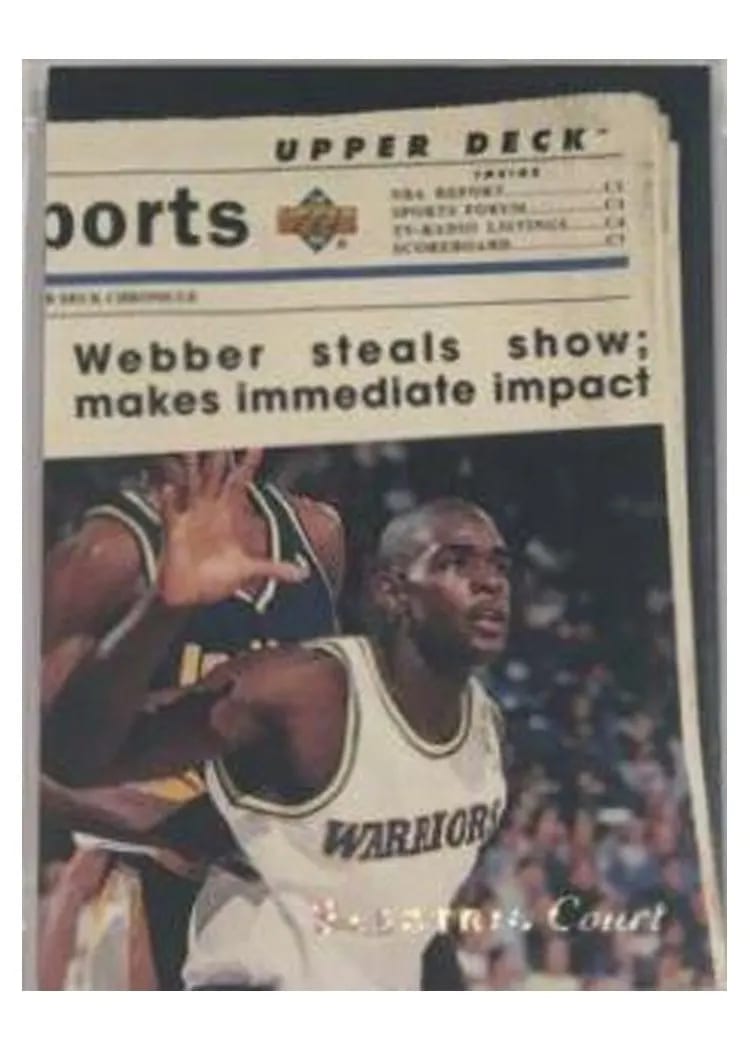 1993 Upper Deck SE Chris Webber #207 card