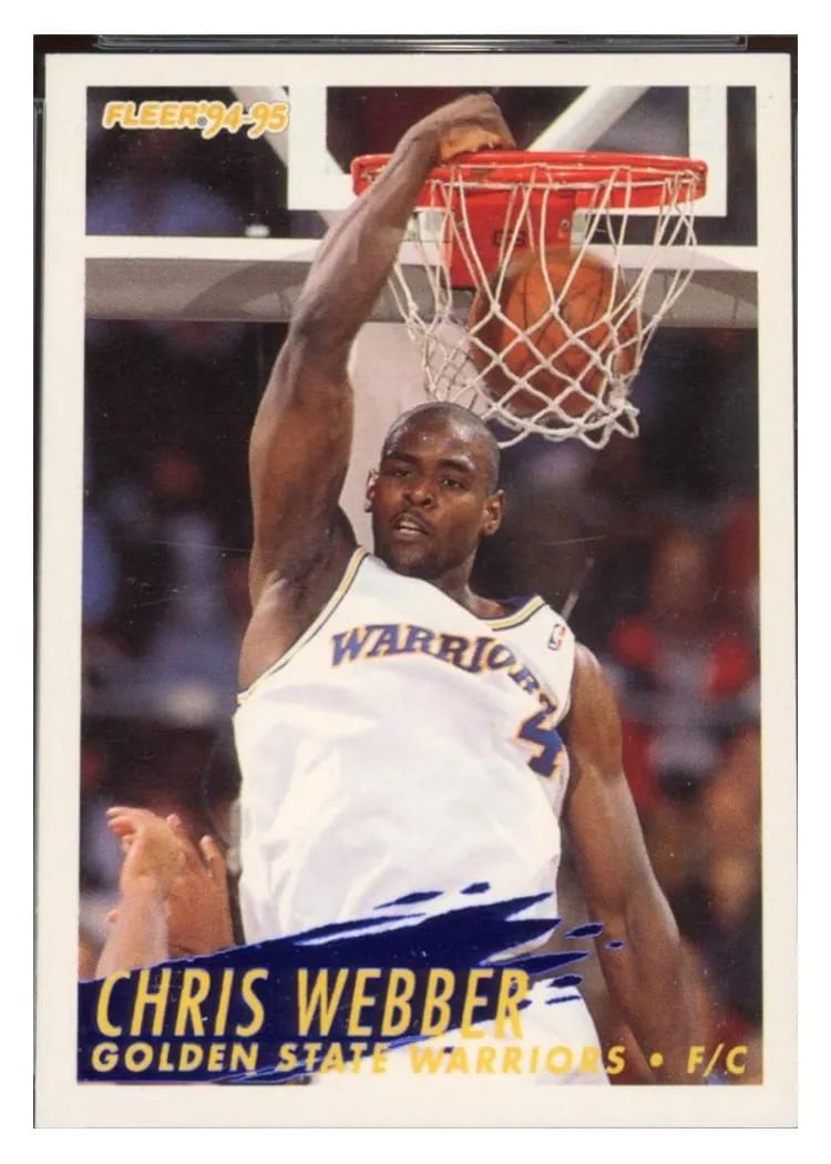 1994 Fleer Chris Webber #78 card