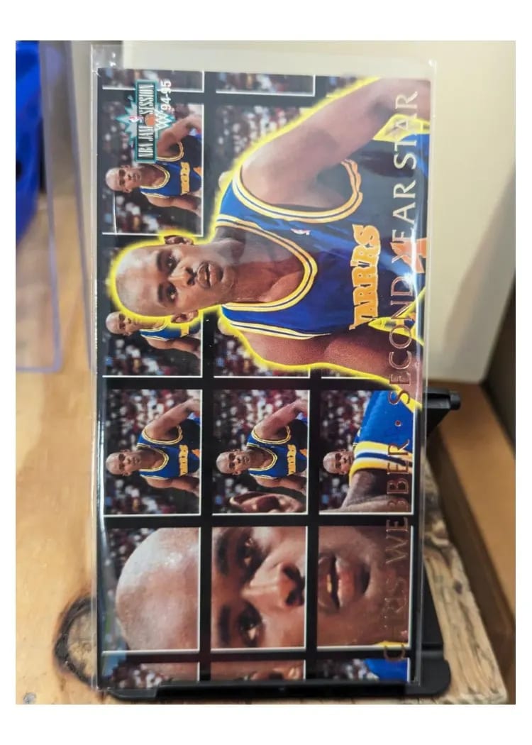 1994 Fleer Jam Session Chris Webber Second Year Star #8 card