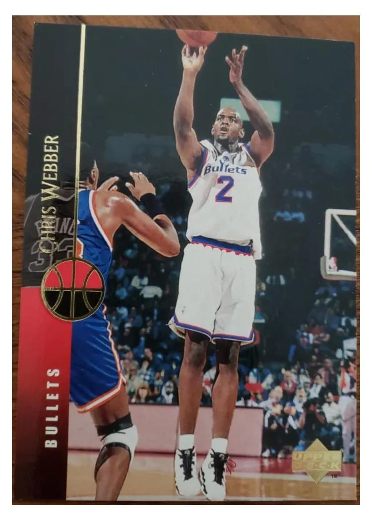 1994 Upper Deck Chris Webber #322 card