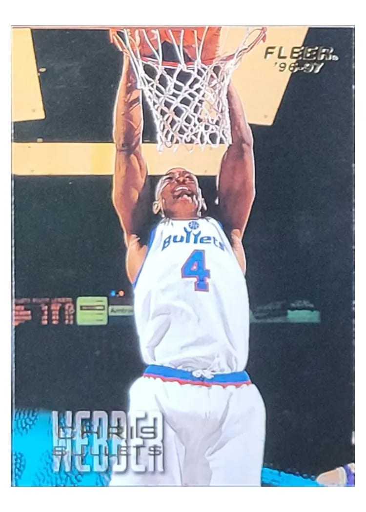 1996 Fleer Chris Webber #119 card
