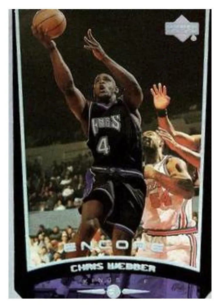 1998 Upper Deck Encore Chris Webber #72 card