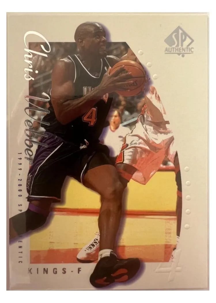 1999 SP Authentic Chris Webber #71 card