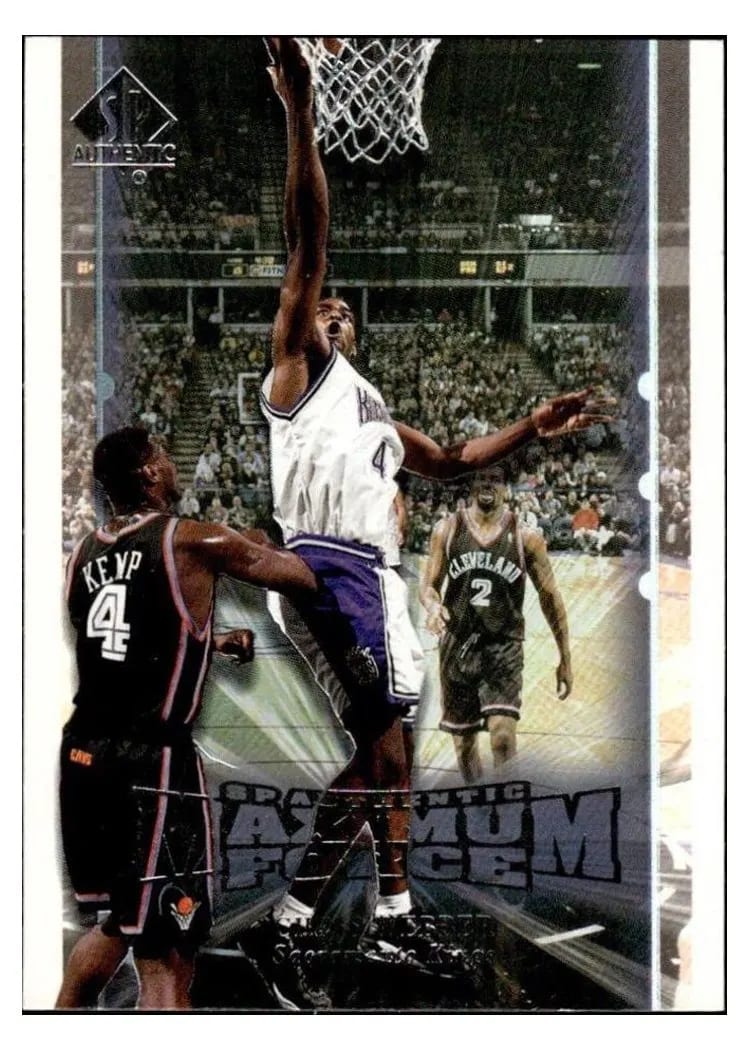 1999 SP Authentic Maximum Force Chris Webber #M11 card
