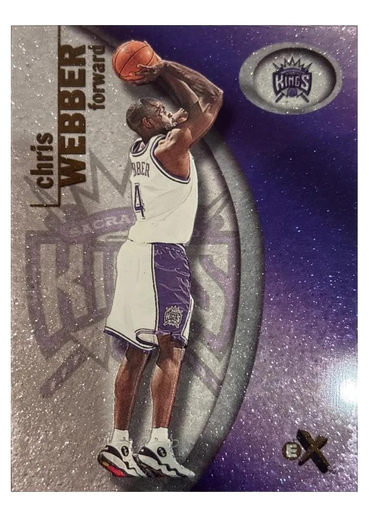 2000 Fleer E-X Chris Webber #76 card