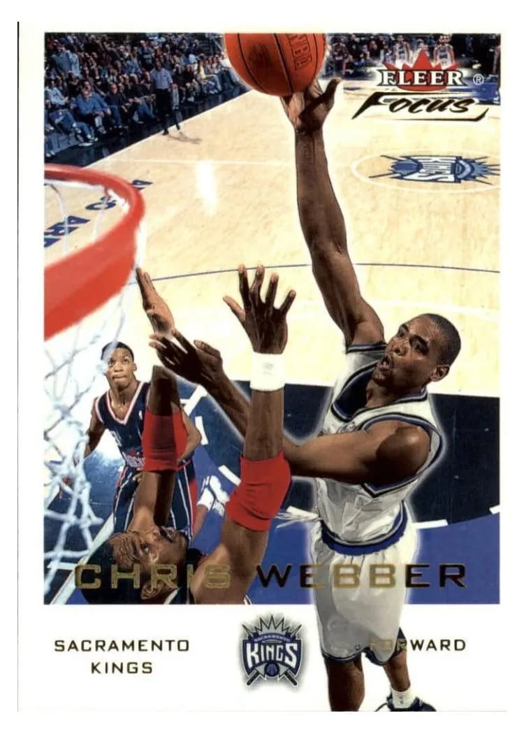 2000 Fleer Focus Chris Webber #40 card