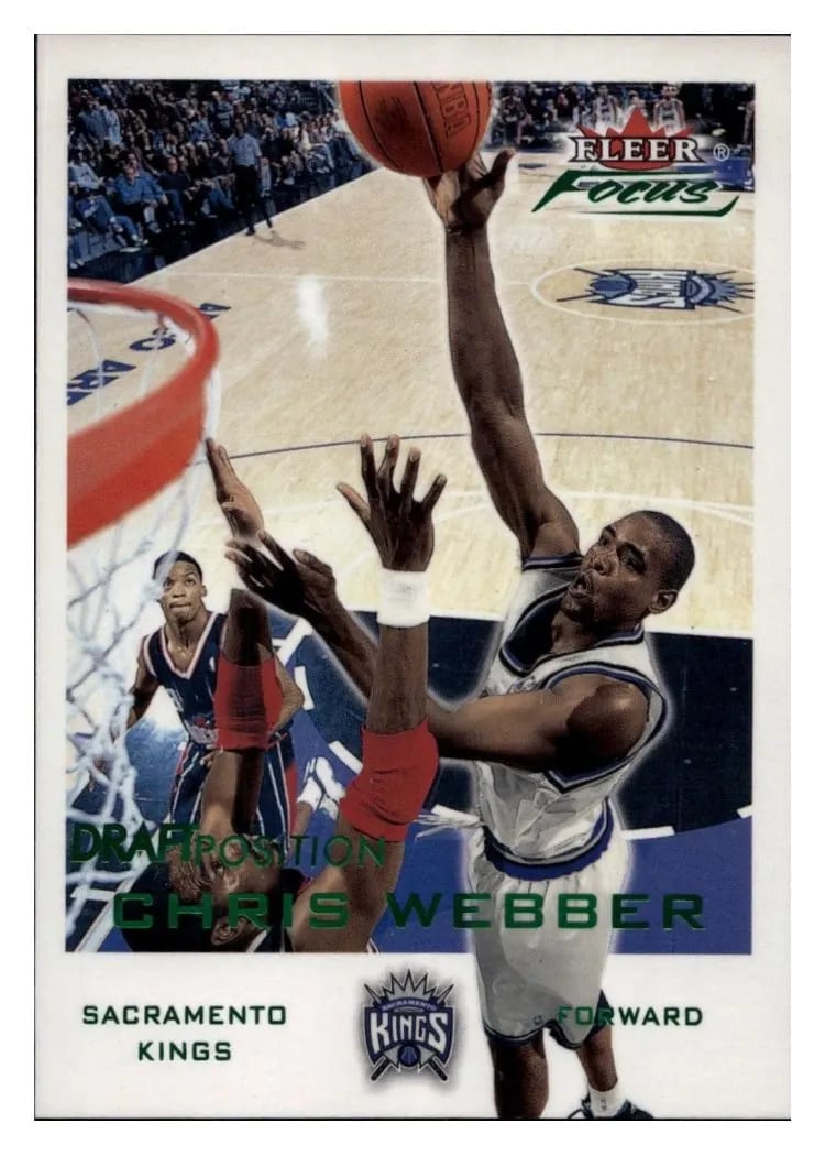 2000 Fleer Focus Chris Webber #40 card