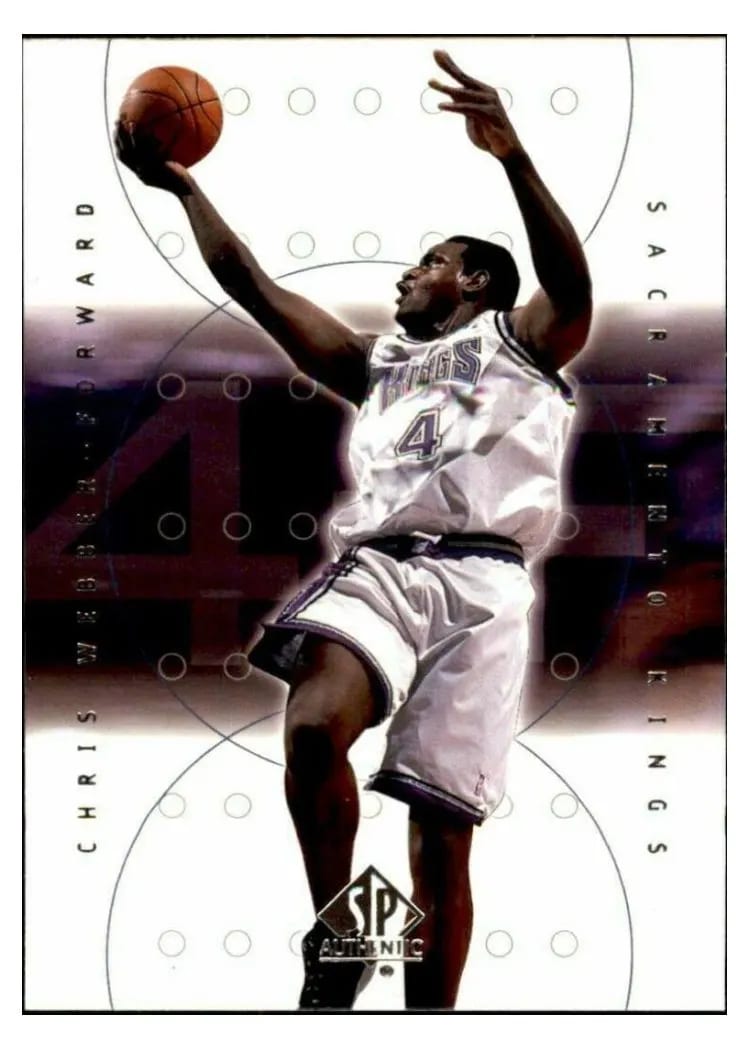 2000 SP Authentic Chris Webber #70 card