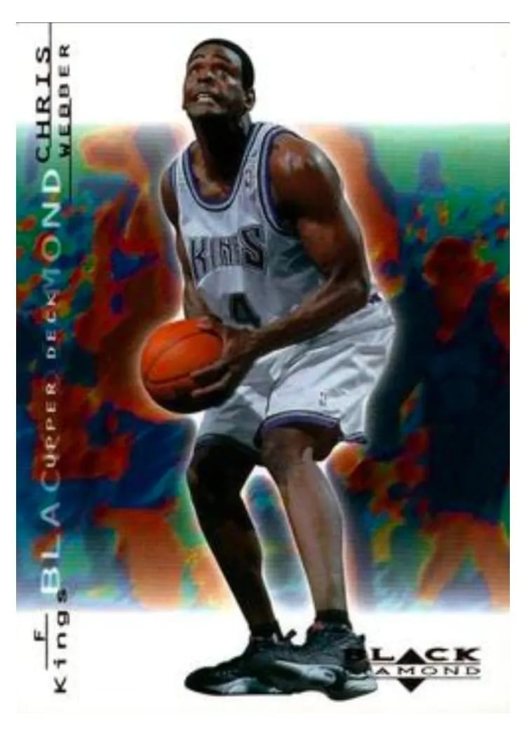 2000 Upper Deck Black Diamond Chris Webber #70 card