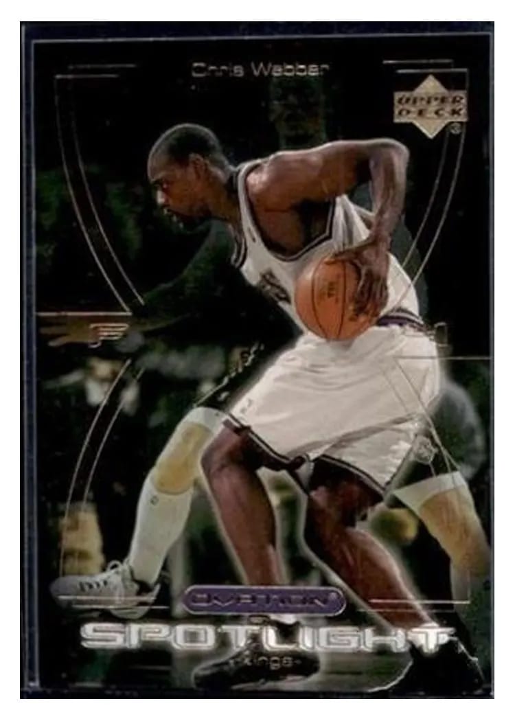 2000 Upper Deck Ovation Spotlight Chris Webber #OS12 card