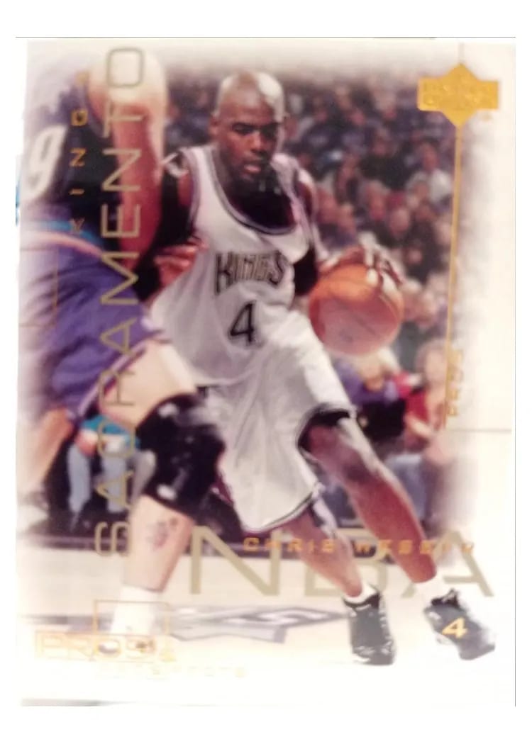 2000 Upper Deck Pros & Prospects Chris Webber #70 card