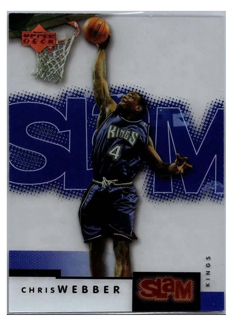 2000 Upper Deck Slam Chris Webber #47 card