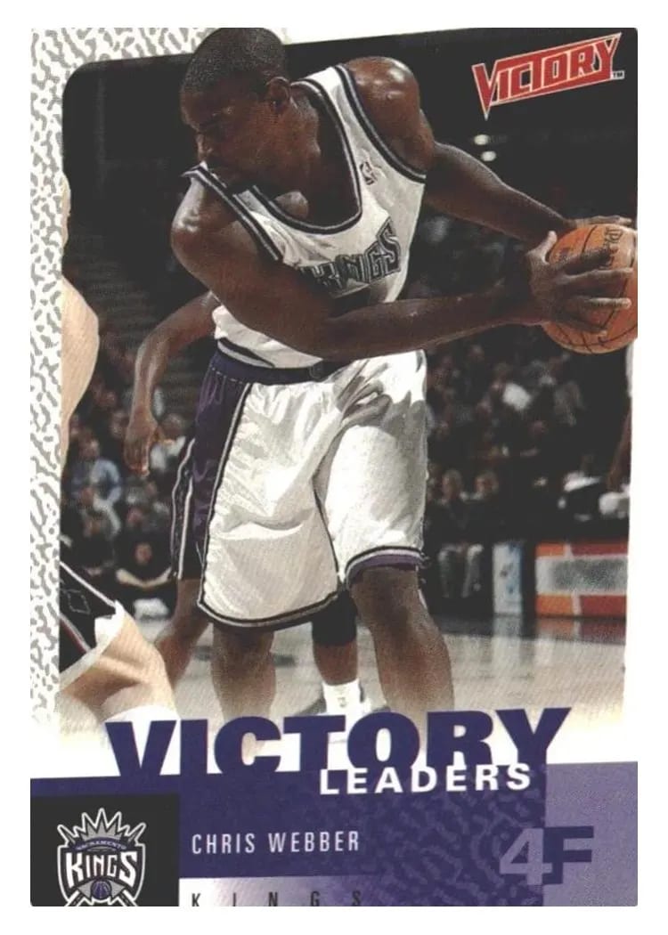 2000 Upper Deck Victory Chris Webber #254 card