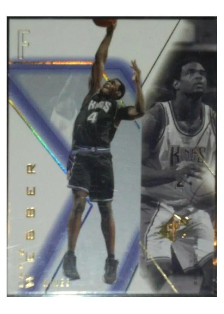 2001 Spx Chris Webber #73 card