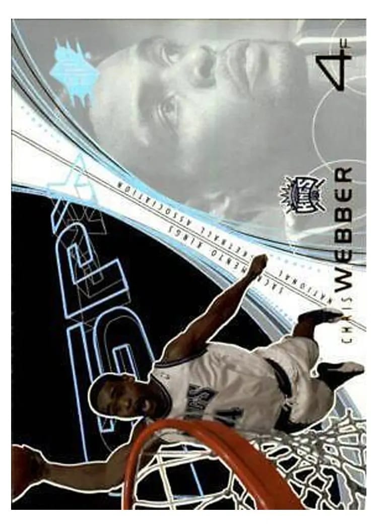 2002 Spx Chris Webber #70 card
