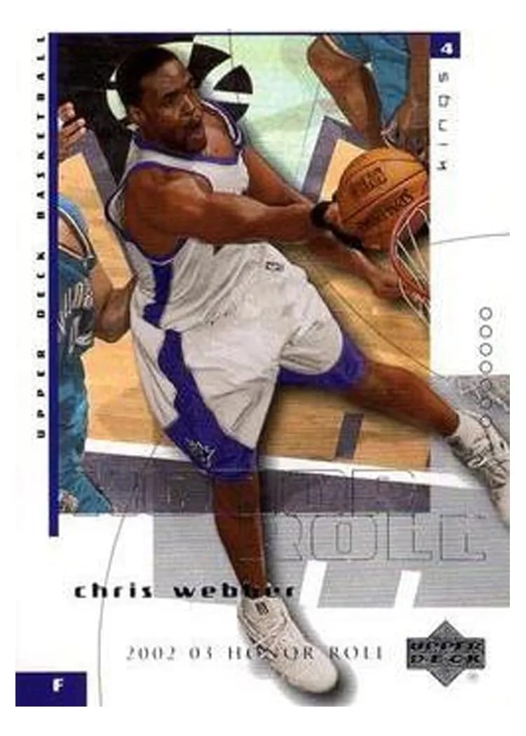 2002 Upper Deck Honor Roll Chris Webber #71 card