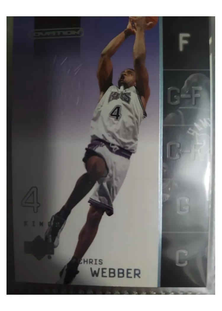 2002 Upper Deck Ovation Chris Webber #72 card