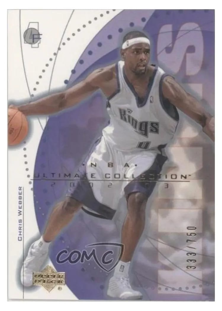 2002 Upper Deck Ultimate Chris Webber #54 card