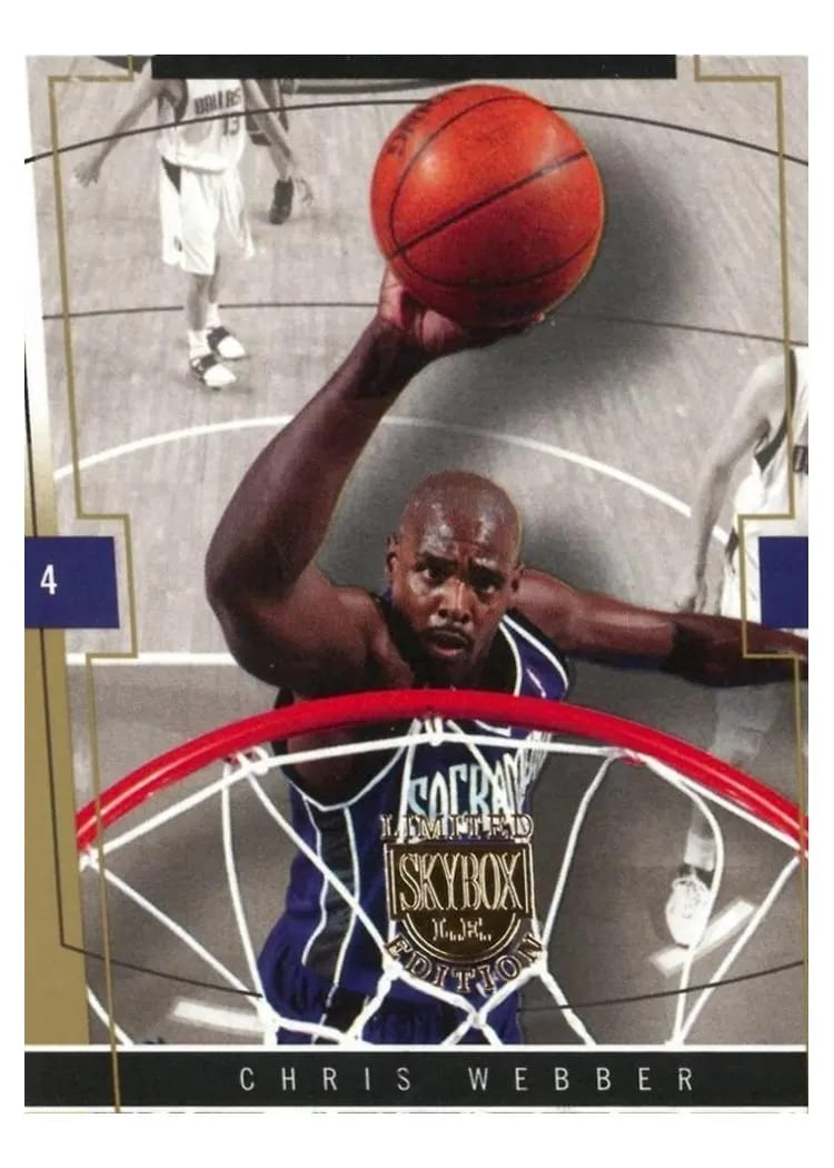 2003 Skybox LE Chris Webber #25 card