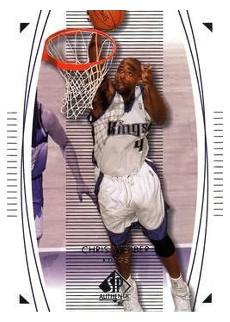 2003 SP Authentic Chris Webber #73 card