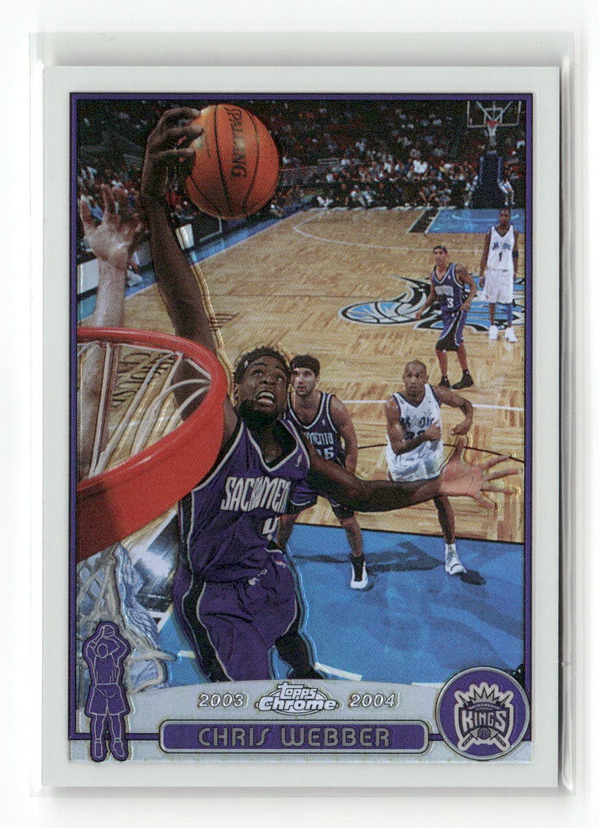 2003 Topps Chrome Chris Webber #4 card