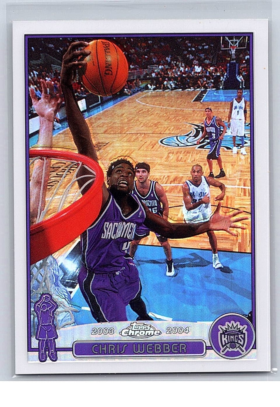 2003 Topps Chrome Chris Webber #4 card