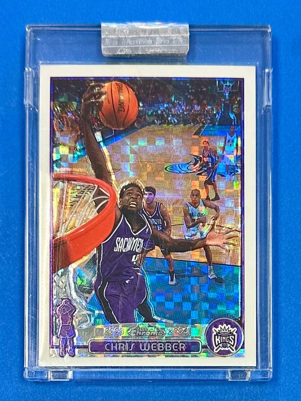 2003 Topps Chrome Chris Webber #4 card