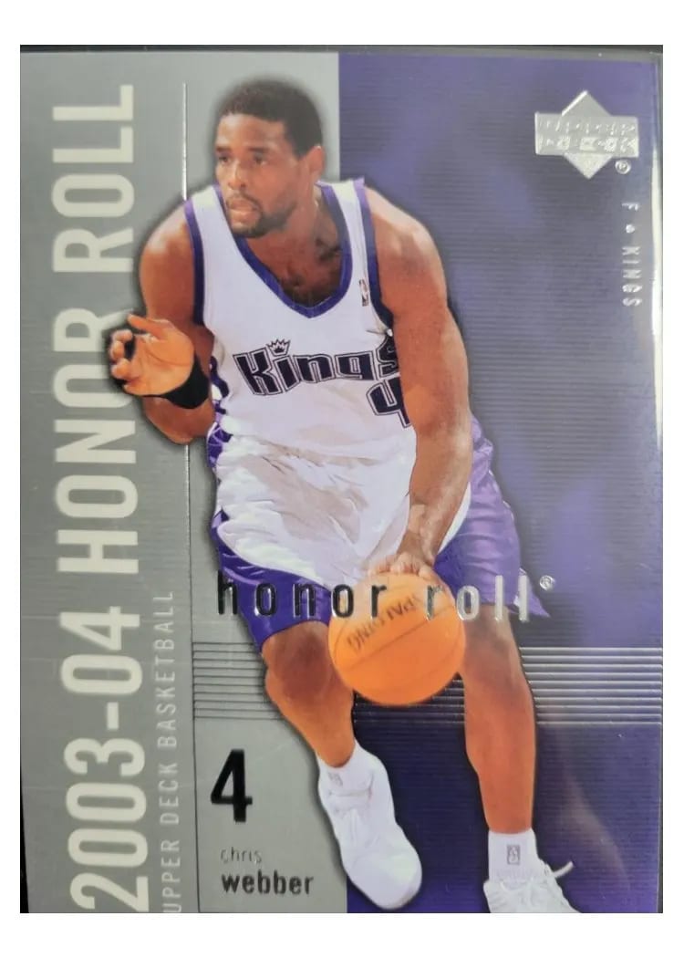 2003 Upper Deck Honor Roll Chris Webber #73 card
