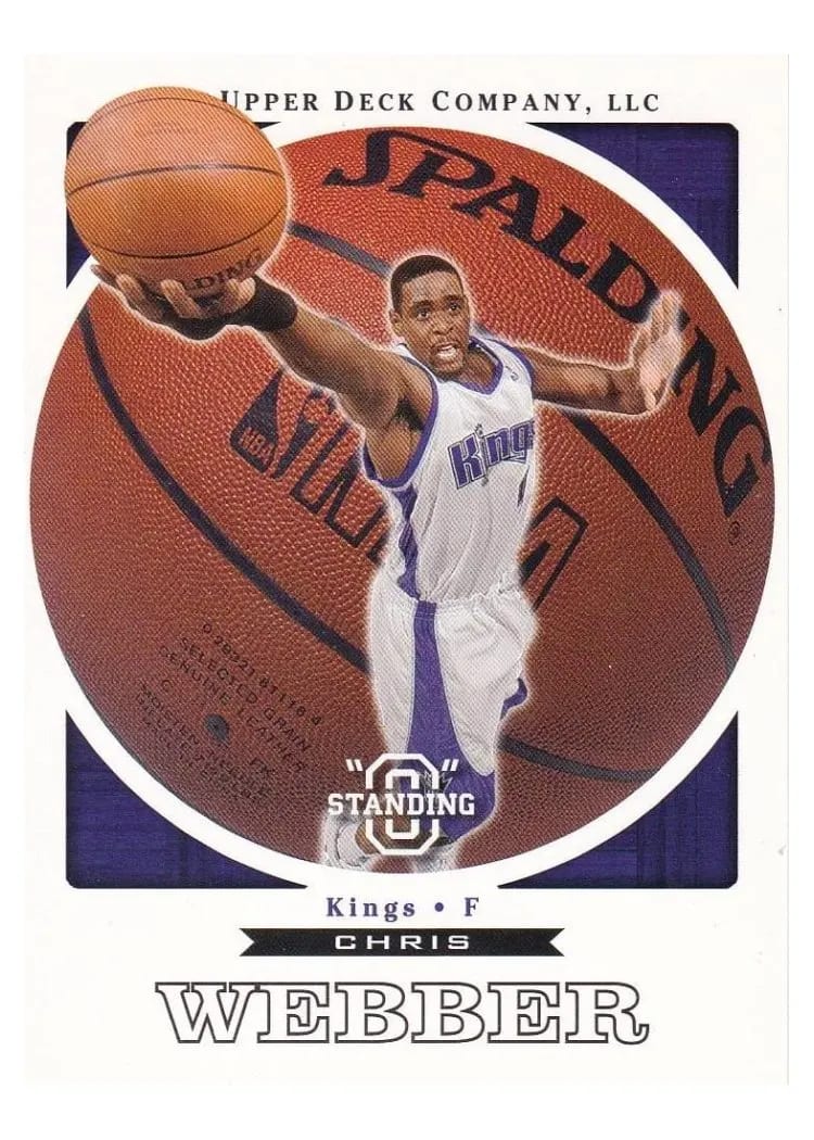 2003 Upper Deck Standing O Chris Webber #67 card
