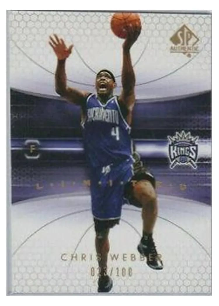 2004 SP Authentic Chris Webber #73 card