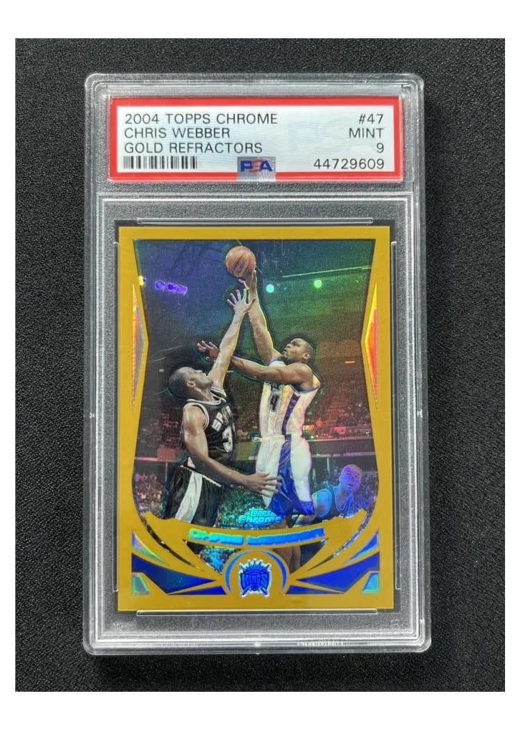2004 Topps Chrome Chris Webber #47 card