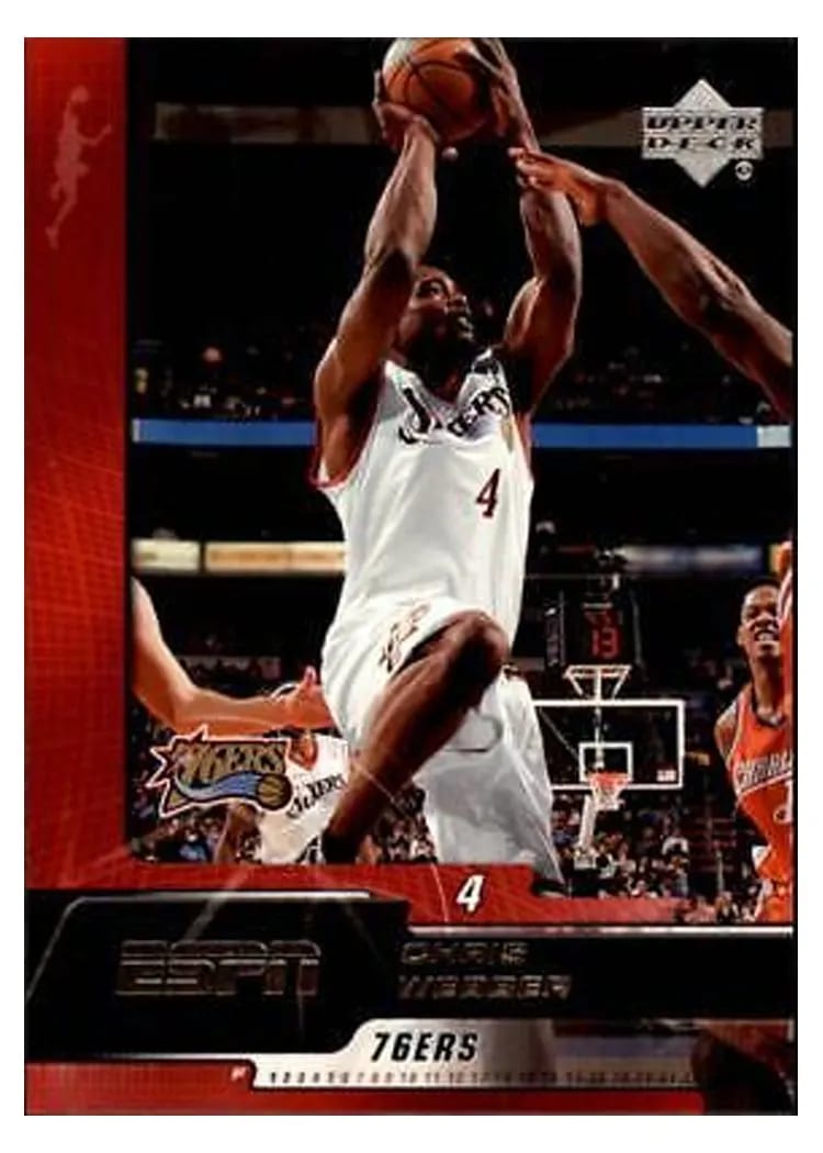 2005 Upper Deck ESPN Chris Webber #66 card