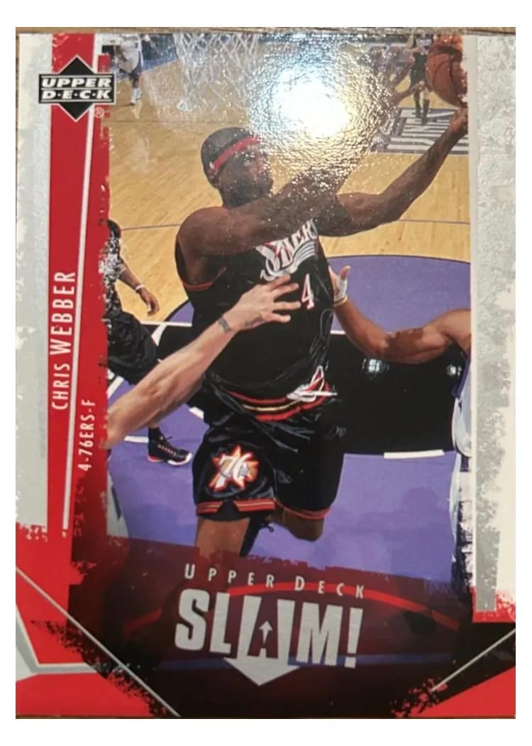 2005 Upper Deck Slam Chris Webber #66 card