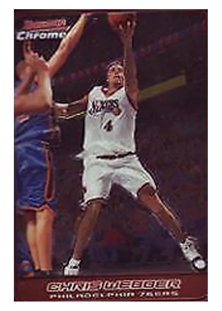 2006 Bowman Chrome CHRIS WEBBER #95 card