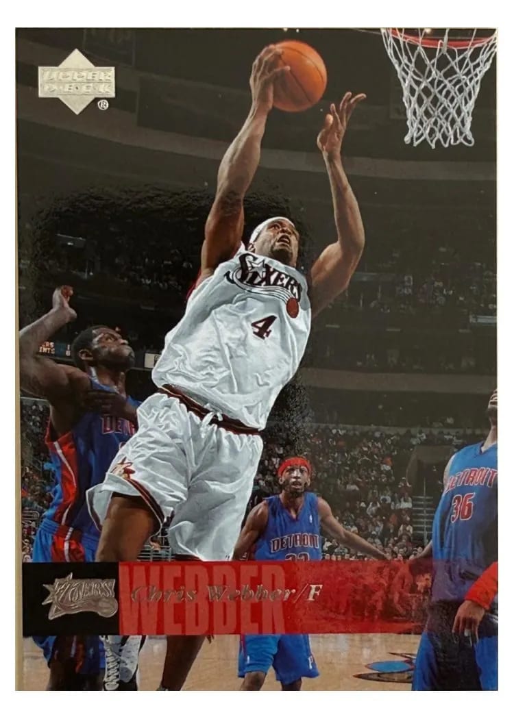 2006 Upper Deck Chris Webber #150 card