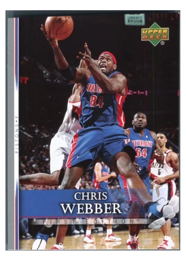 2007 Upper Deck First Edition Chris Webber #130 card