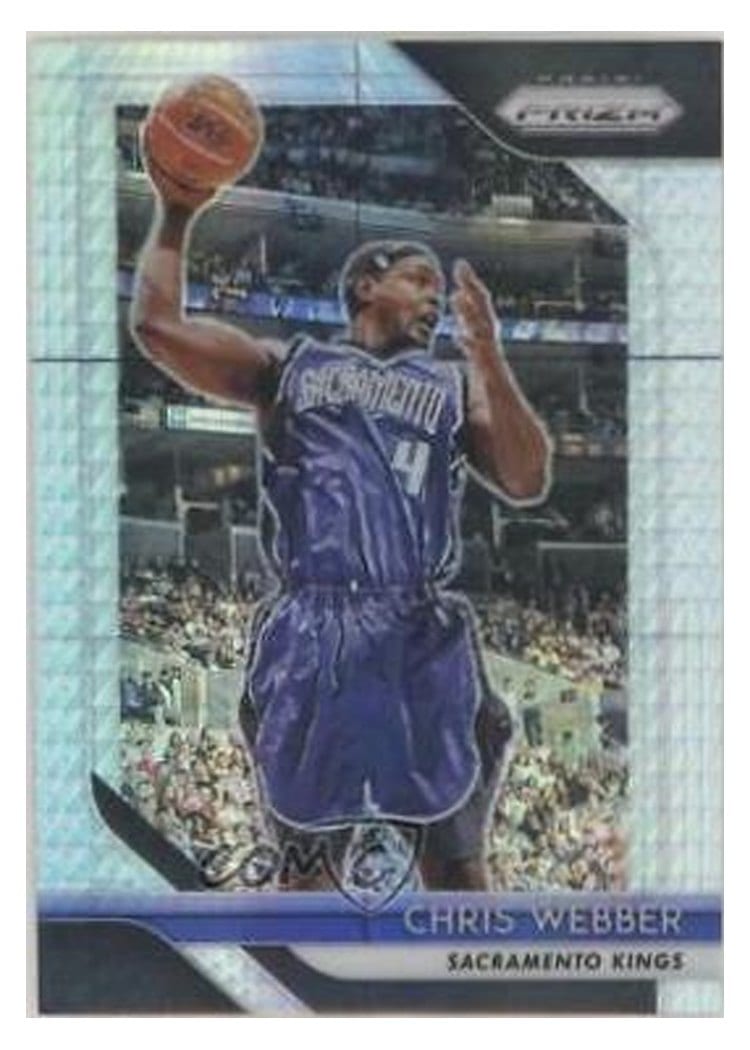 2018-19 Panini Prizm Base Set Chris Webber #165 card