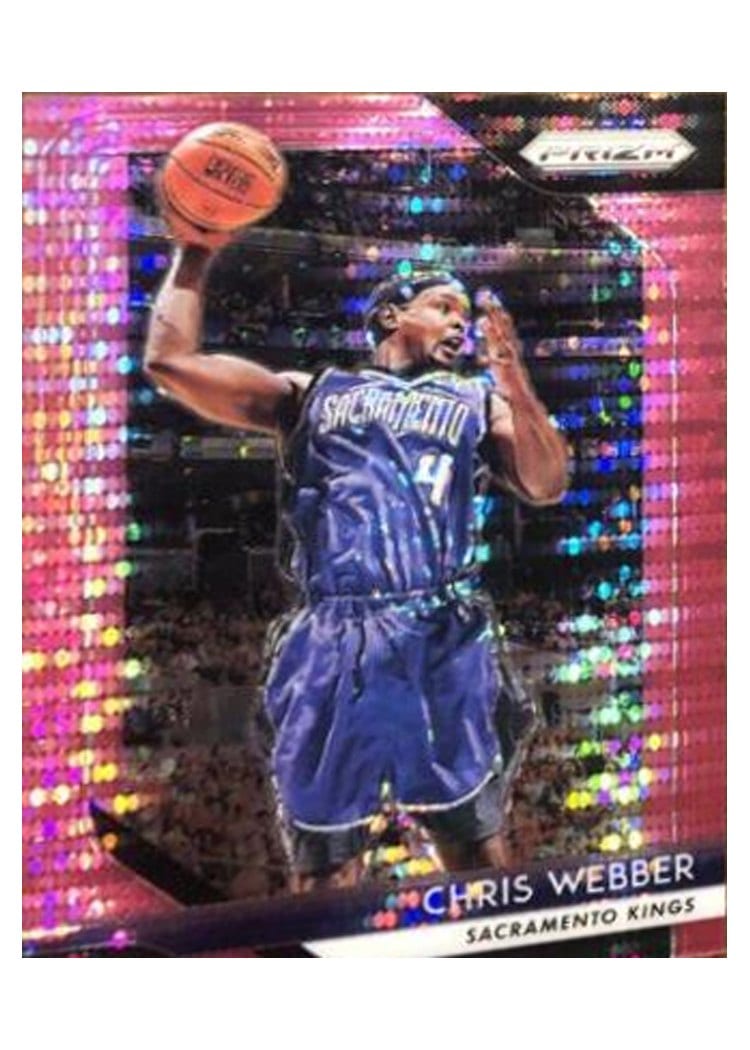 2018-19 Panini Prizm Base Set Chris Webber Pink Pulsar Prizm #165 card