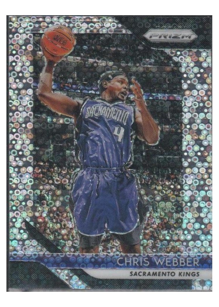 2018-19 Panini Prizm Base Set Chris Webber #165 card