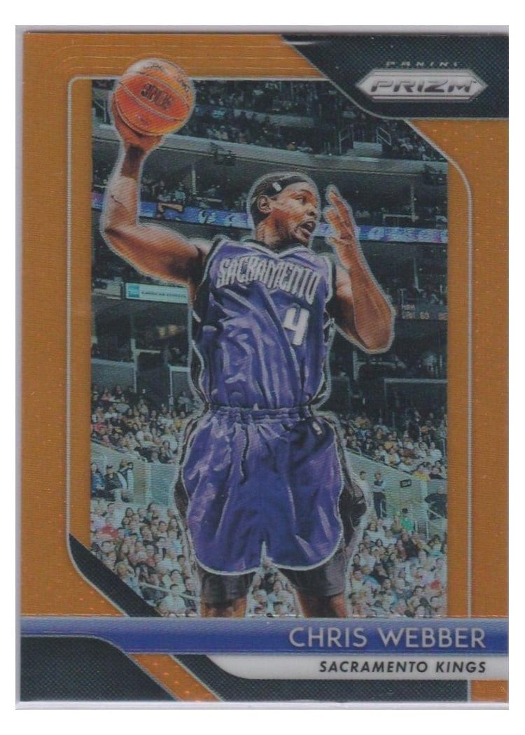 2018-19 Panini Prizm Base Set Chris Webber #165 card