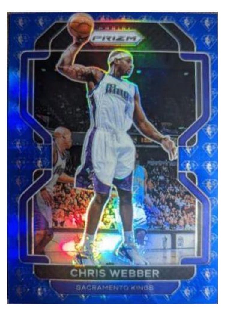 2021-22 Panini Prizm Base Set Chris Webber Blue Wave #263 card